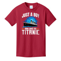 Boys Who Just Love The Rms Titanic T Shirt Basic Youth T-shirt | Artistshot