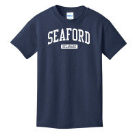 Seaford Delaware De Vintage Athletic Sports Design Basic Youth T-shirt | Artistshot