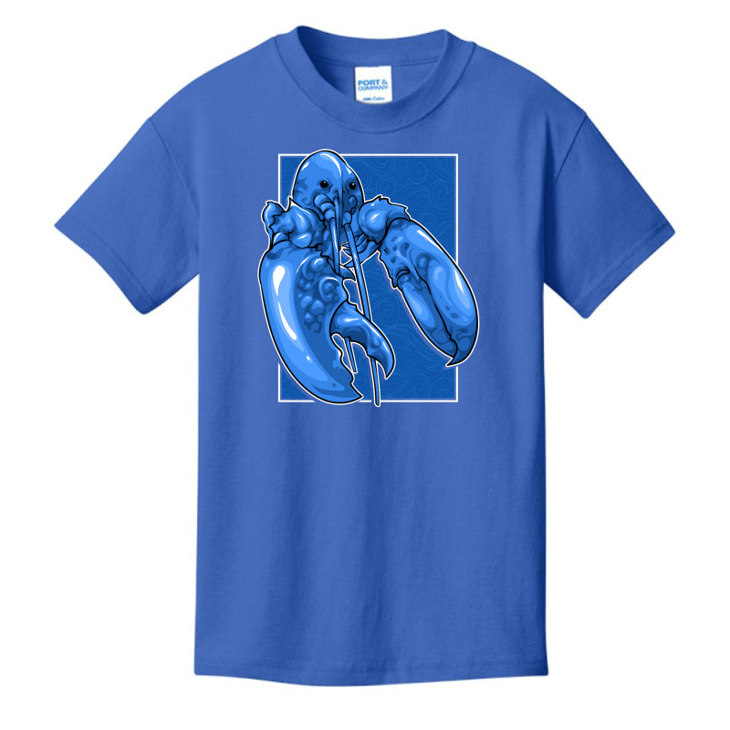 Funny Jumpscare Lobster Meme Blue Crustacean Pullo Basic Youth T-shirt | Artistshot