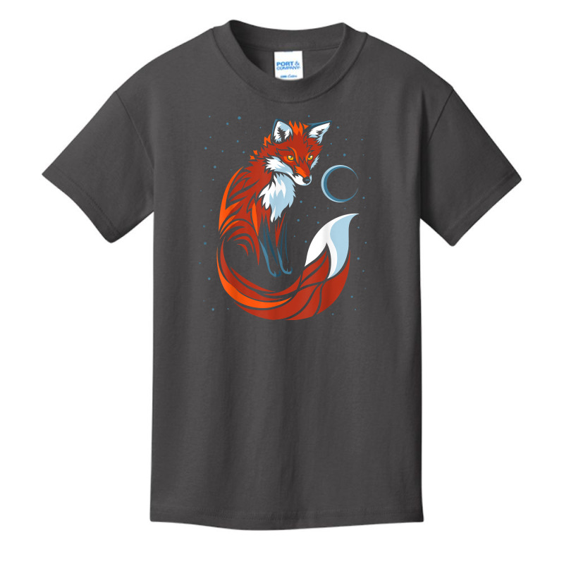 Tribal Tail Fox T Shirt Graphic Design Tshirt Basic Youth T-shirt | Artistshot