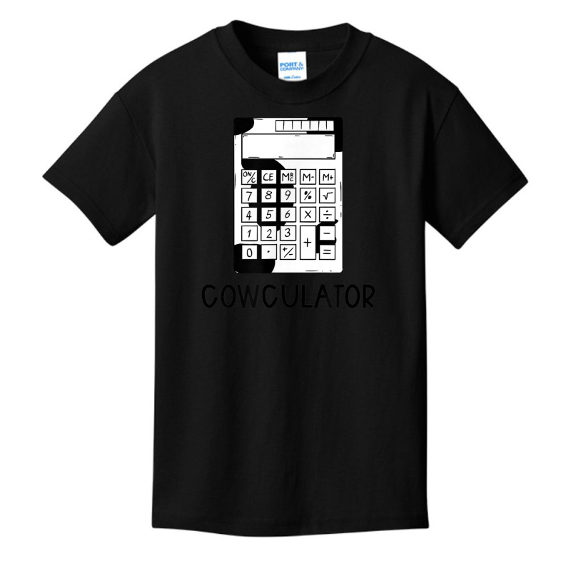 Cowculator   Cute Funny Calculator Math Teacher T Basic Youth T-shirt by choninzel | Artistshot