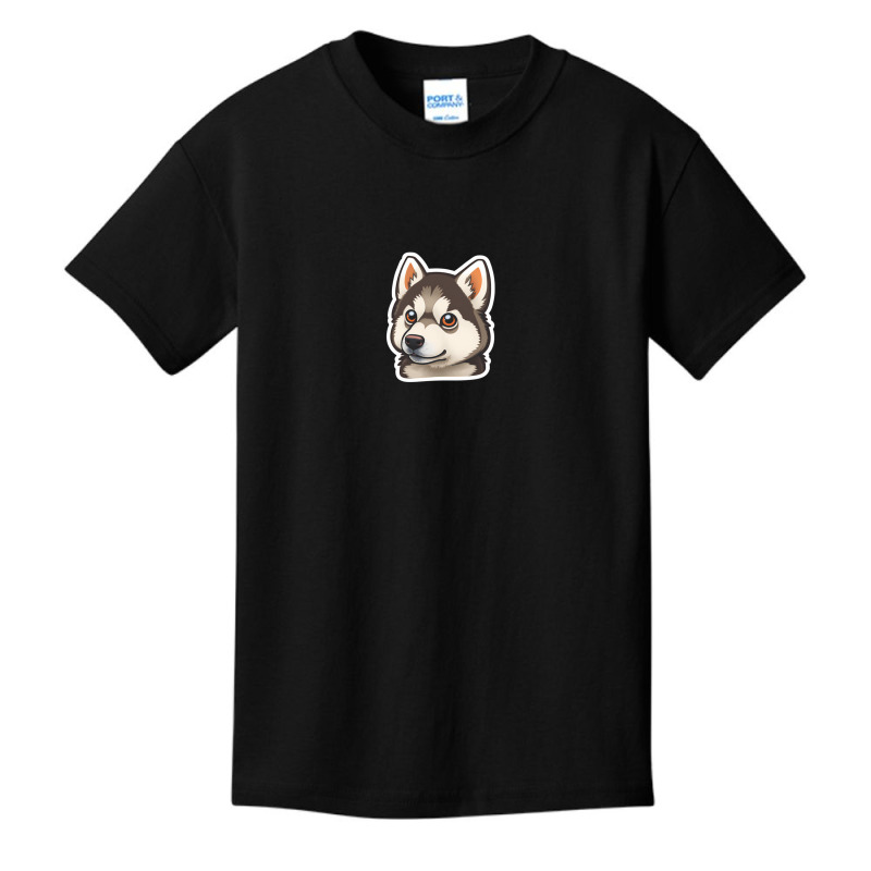 Wolf Digital Painting Basic Youth T-shirt by Kailooma | Artistshot