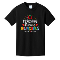 Teaching Future Bilinguals   Spanish Teachers Back Basic Youth T-shirt | Artistshot