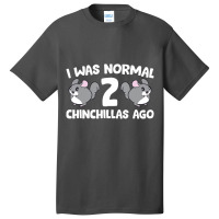 Chinchilla Pet Owner I Was Normal 2 Chinchillas Ag Basic T-shirt | Artistshot