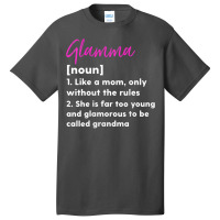 Womens Glamma Definition Funny Grandma Grandmother Basic T-shirt | Artistshot