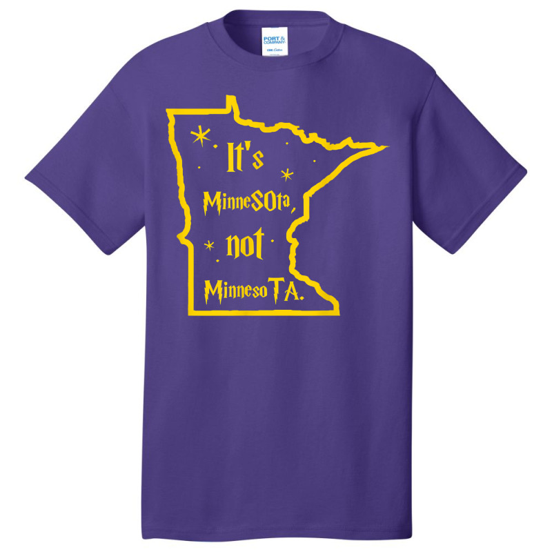 It's Minnesota Not Minnesota T Shirt Basic T-shirt | Artistshot