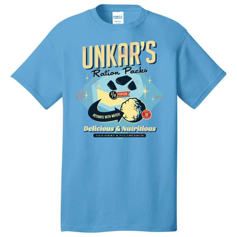 Unkar's Ration Packs Basic T-shirt by Ronz | Artistshot