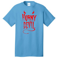 Devil Sinner Horns Tail Basic T-shirt | Artistshot