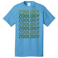 Green Text Zoology Zoologist Aesthetic Basic T-shirt | Artistshot