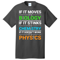 Funny Biology Chemistry Physics Definitions 70s Basic T-shirt | Artistshot