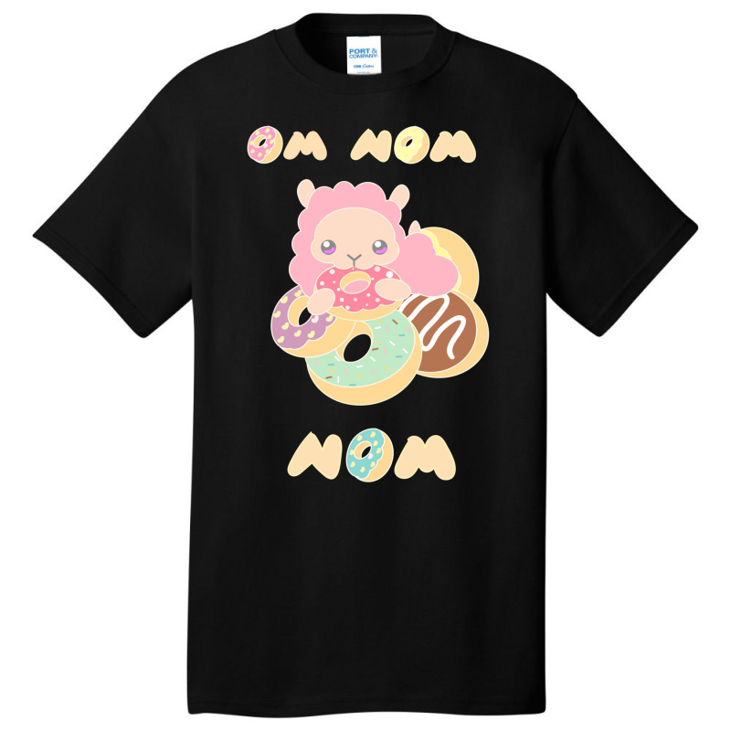 Omnomnom Donupaca Basic T-shirt by rotaewinga | Artistshot