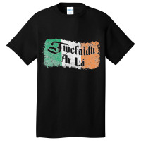 Tiocfaidh Ar La - Vintage Ireland Irish Flag Basic T-shirt | Artistshot