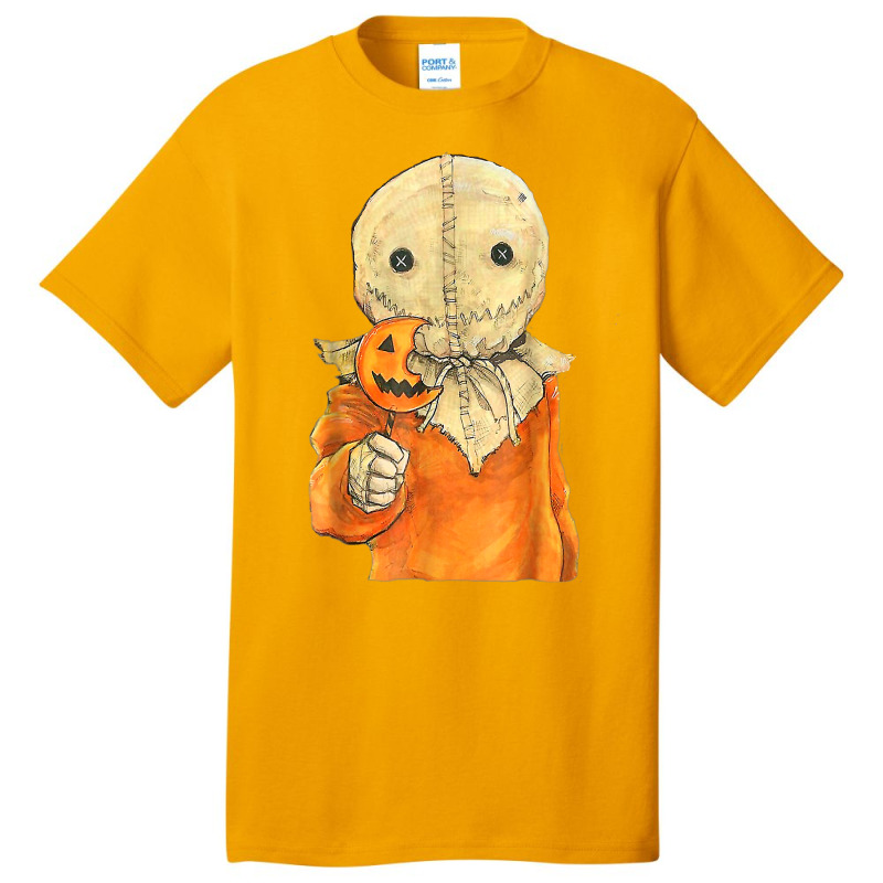 Trick Or Treat Funny Cute Sam Halloween 2022 Costu Basic T-shirt | Artistshot