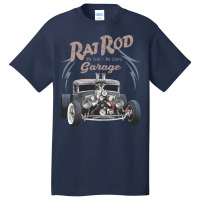 Rat Rod Garage Basic T-shirt | Artistshot