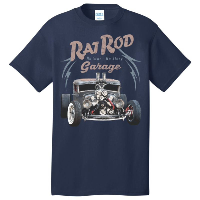 Rat Rod Garage Basic T-shirt | Artistshot