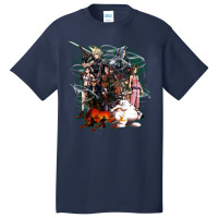 Final Fantasy Vii   Collage Basic T-shirt | Artistshot