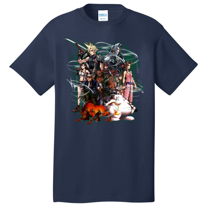 Final Fantasy Vii   Collage Basic T-shirt by elmirnaswaa | Artistshot