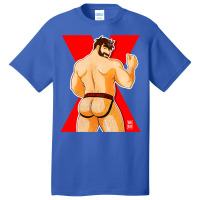 Adam Likes Jockstraps   Red Basic T-shirt | Artistshot