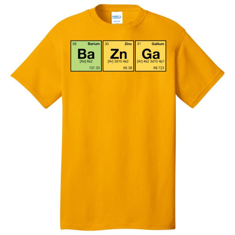 Ba Zn Ga!   Periodic Elements Scramble 1 Basic T-shirt by venooskafilav | Artistshot