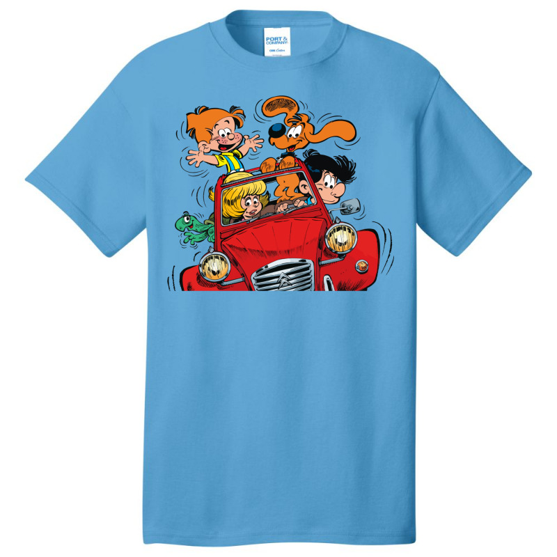 Boule Et Bill (billy And Buddy) In The Car Basic T-shirt by venooskafilav | Artistshot