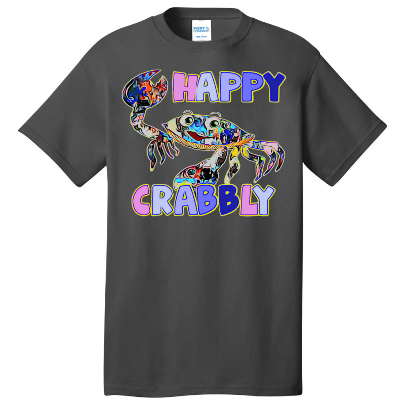 Happy Crabbly Basic T-shirt | Artistshot