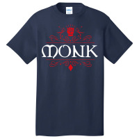 Monk Game Night Uniform Tabletop Rpg Character Cla Basic T-shirt | Artistshot