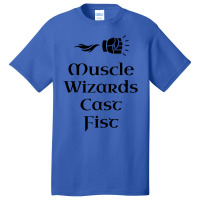 Muscle Wizard Cast Fist Basic T-shirt | Artistshot