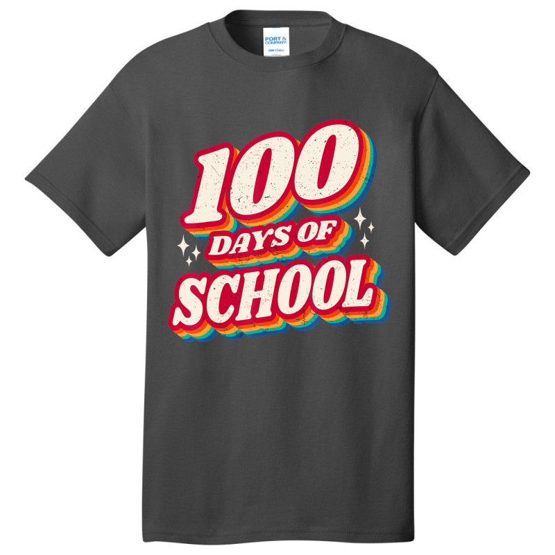 Cute 100 Days Of School And Still Loving It Hearts Basic T-shirt | Artistshot