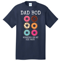 Mens Dad Bod Working On My Six 6 Pack Funny Donut Basic T-shirt | Artistshot