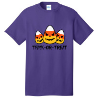 Funny Candy Corn Trick Or Treat Basic T-shirt | Artistshot