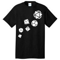 Polyhedral Dice Of The Game Master Tabletop Rpg Ga Basic T-shirt | Artistshot