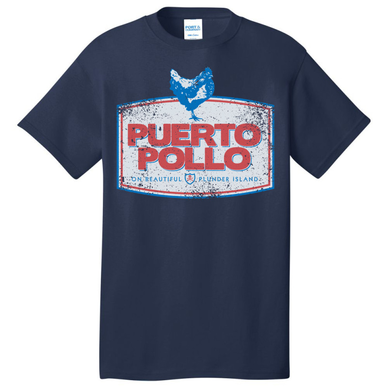 Puerto Pollo Basic T-shirt by basaulajtonya | Artistshot