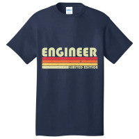 Engineer Funny Job Title Profession Birthday Worke Basic T-shirt | Artistshot