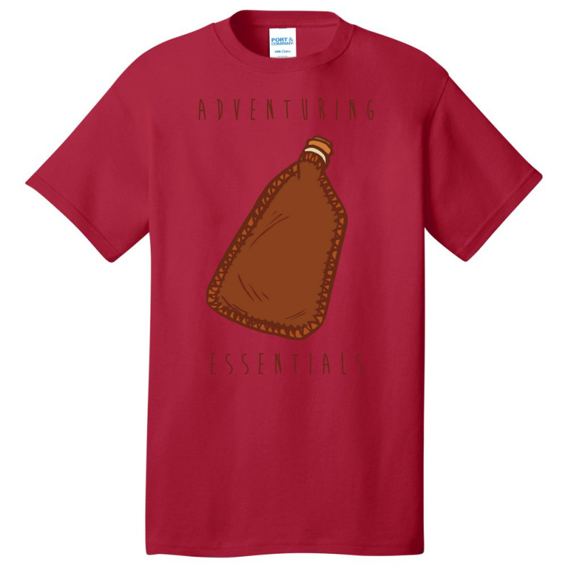 Adventuring Essentials Waterskin Basic T-shirt by ehrdokesl | Artistshot