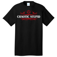 Chaotic Stupid Alignment Tabletop Rpg Addict 31 Basic T-shirt | Artistshot