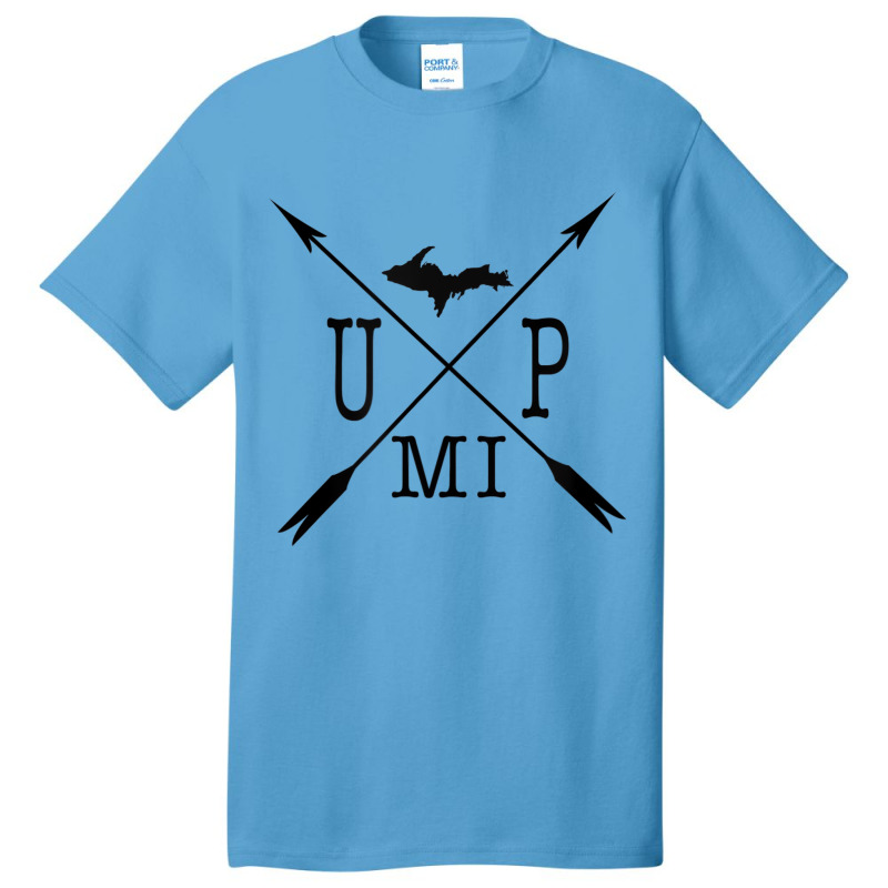 Up Mi Upper Peninsula Michigan Graphic Yoopers 906 Basic T-shirt | Artistshot