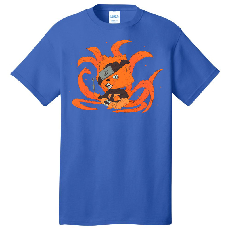 Ninja Fox Basic T-shirt by totriadobij | Artistshot