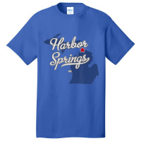 Harbor Springs Michigan Mi Map T Shirt Basic T-shirt | Artistshot