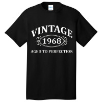 Vintage 1968 Aged To Perfection Basic T-shirt | Artistshot