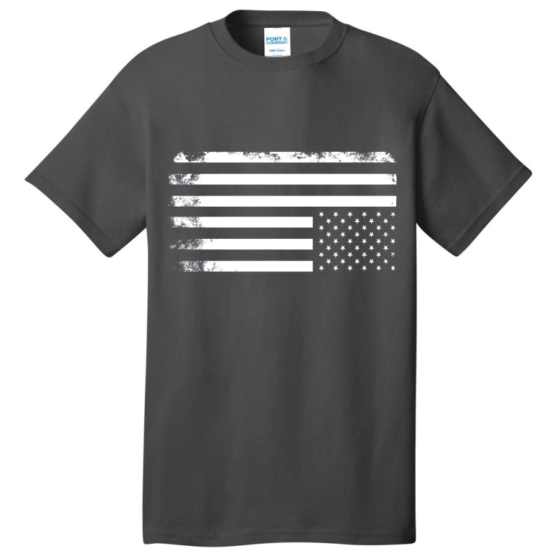 Vintage Usa Flag Basic T-shirt | Artistshot