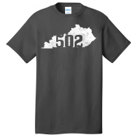 Louisville 502 Area Code Kentucky Map State Pride Basic T-shirt | Artistshot