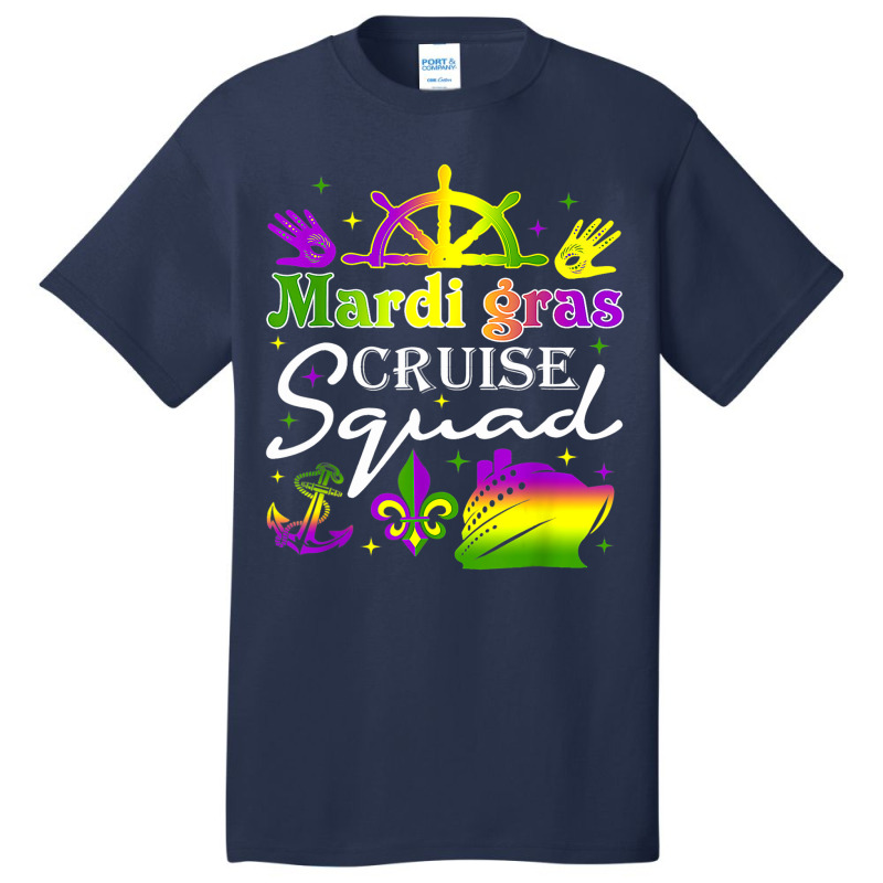 Mardi Gras Cruise Squad Matching Family Cruising C Basic T-shirt | Artistshot