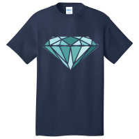 Blue Diamond Basic T-shirt | Artistshot