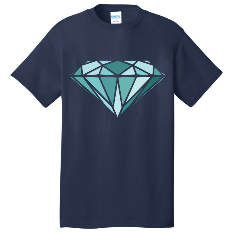 Blue Diamond Basic T-shirt | Artistshot