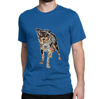 A Border Collie Dog Standing Classic T-shirt | Artistshot