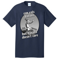 Cow Eats Banana 35 Basic T-shirt | Artistshot