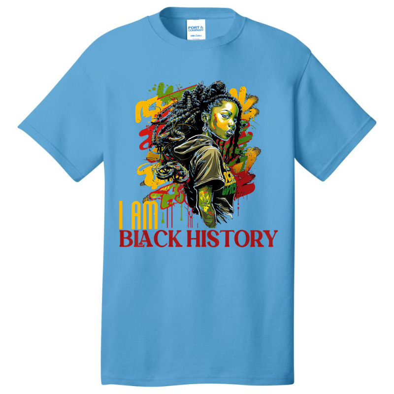 I Am Black History Month Strong And Confident 1st Basic T-shirt by mogakino | Artistshot