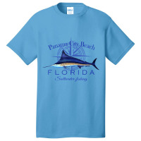 Panama City Beach Florida Sailfish Saltwater Fishi Basic T-shirt | Artistshot