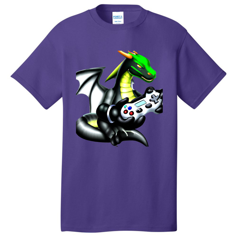 Dragon Video Game Controller Game Players Dragon L Basic T-shirt by whoretacarpal | Artistshot