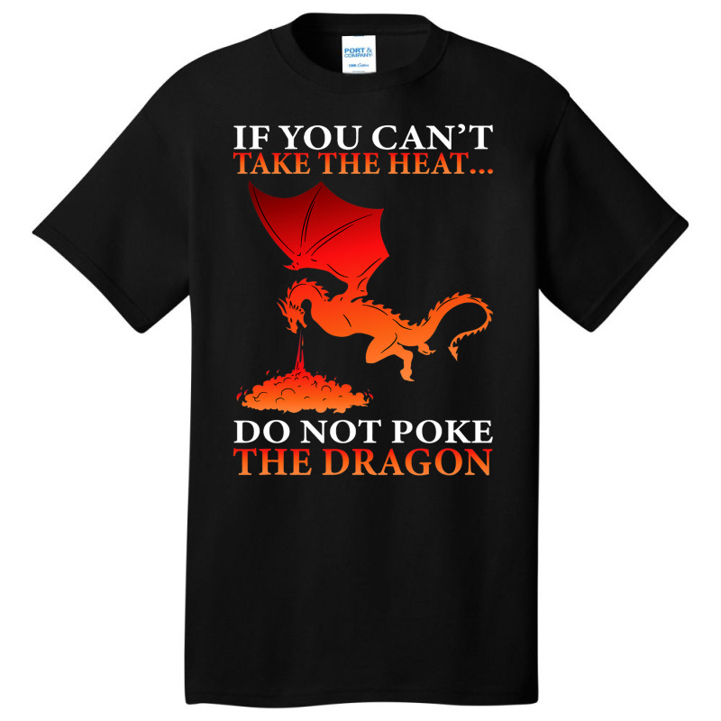 Cool Dragon Flamespewing Flying Mythical Creature Basic T-shirt by DEBORAHBOURSSIQUOT | Artistshot